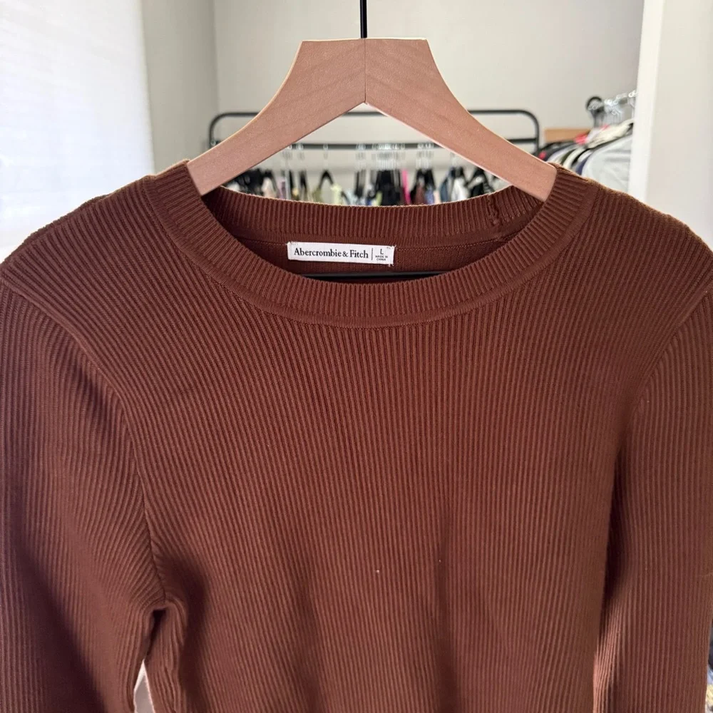 Abercrombie and Fitch Long Sleeve Ottoman Thick Knit - Picture 3 of 6